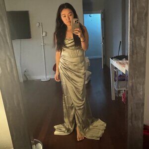 Birdy Grey Carrie Dress in Moss Green